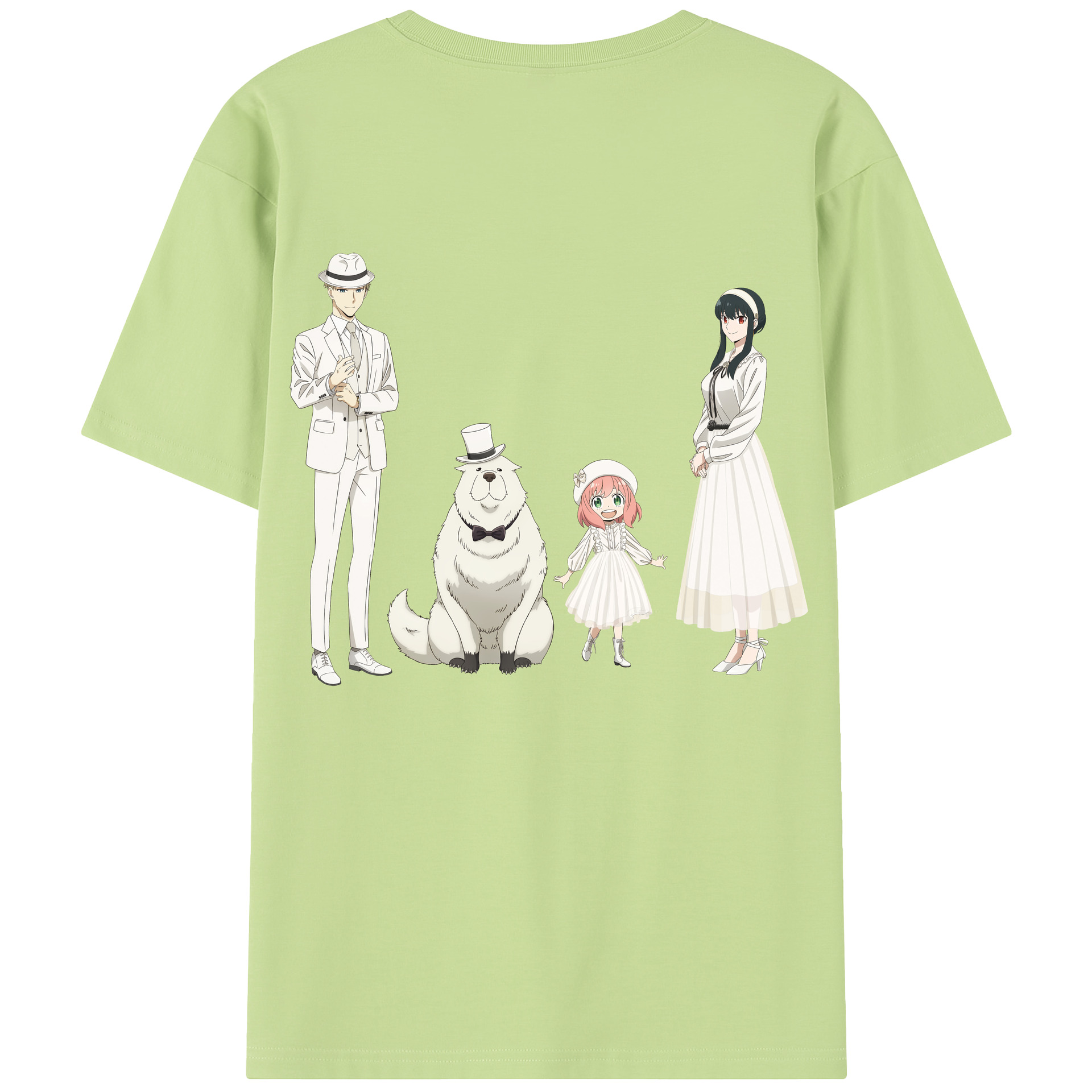 （画像用） SPY×FAMILY间谍家家酒 綿100％半袖Tシャツ（背面プリント）